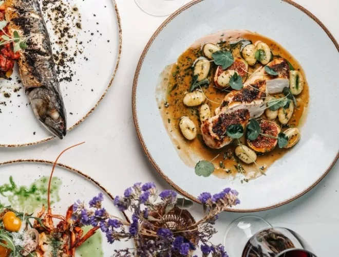Autumn dishes from The Black Friar