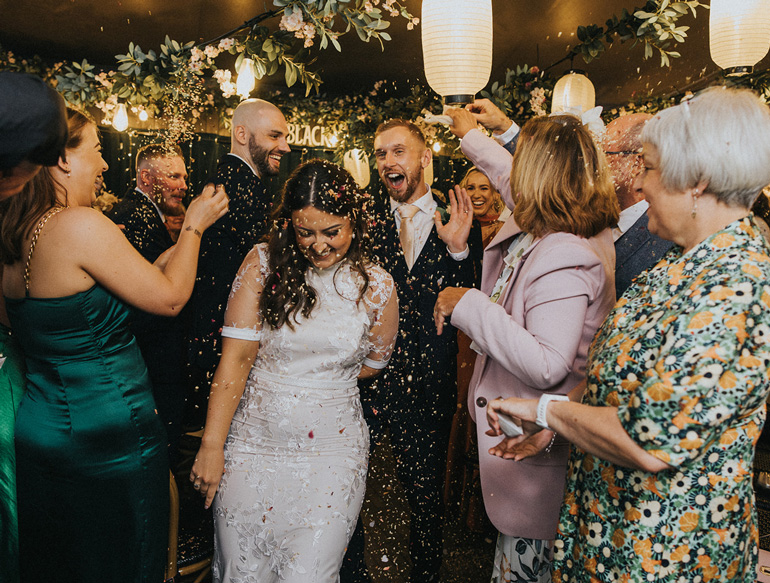 Wedding celebrations at The Black Friar