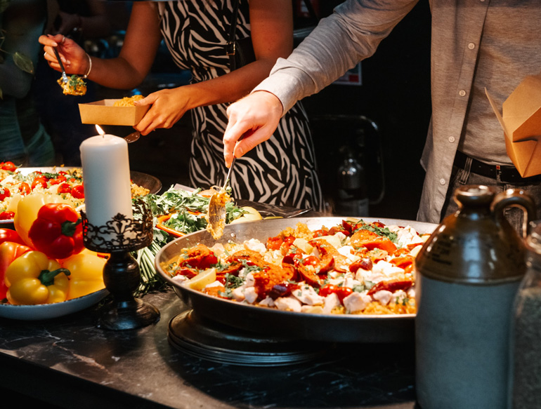 Private event catering at The Black Friar