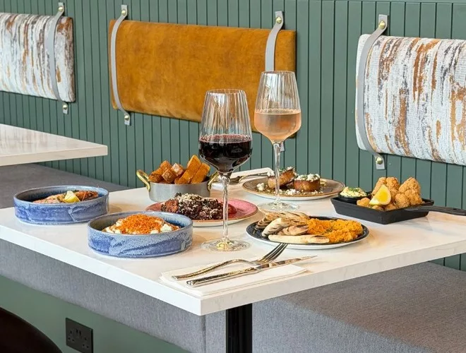 Small plates and wine at Voyagers