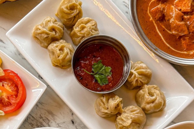 Momos from Namaste Nepal in West Didsbury