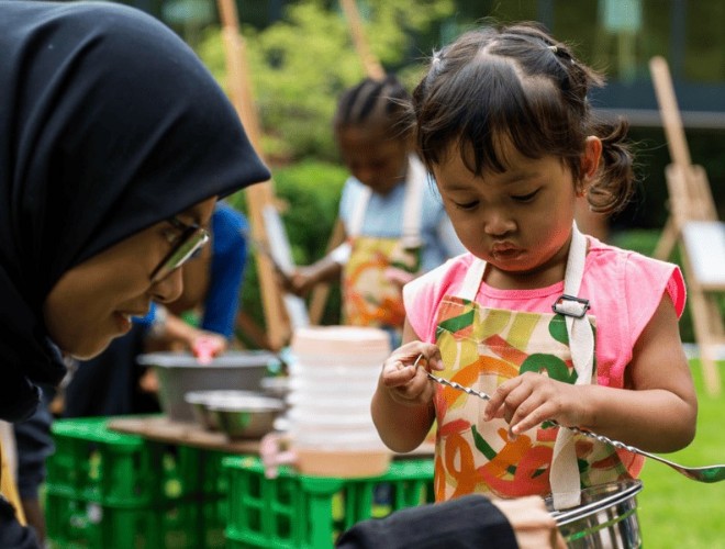 Outdoor summer activities at The Whitworth