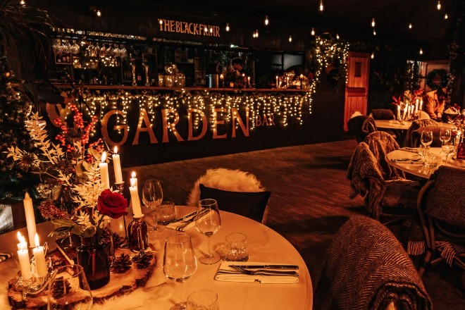 Christmas parties at The Black Friar in Salford