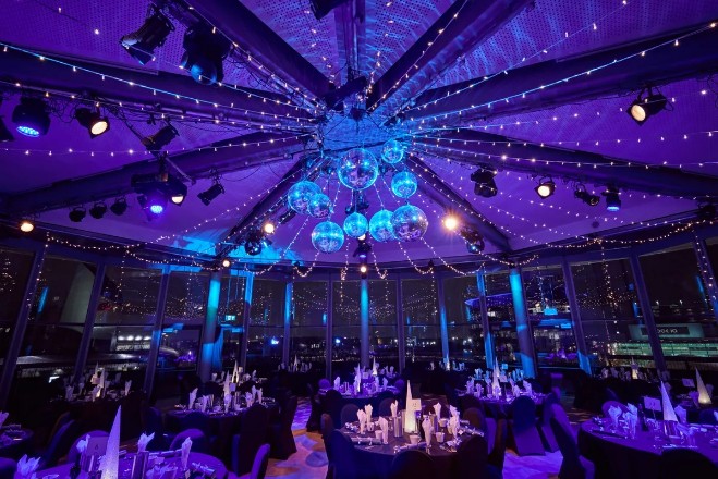 Book a Christmas party at the Lowry in Salford Quays