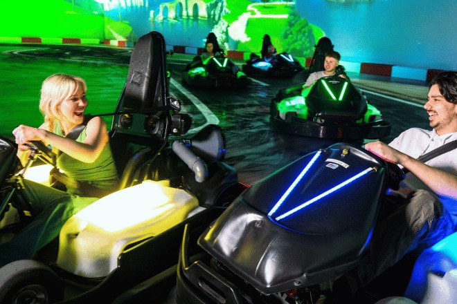 Chaos Karts is a good choice for a team-building night out