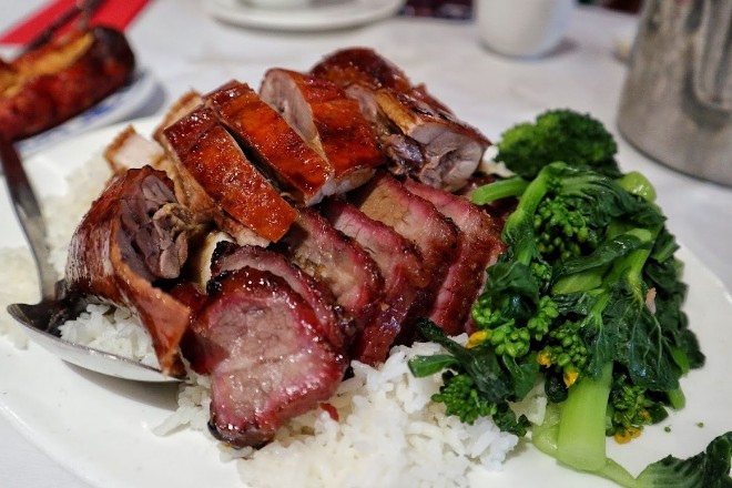 Roast meat platter at Mei Dim