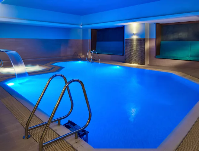 The spa pool at The Midland Hotel in Manchester.