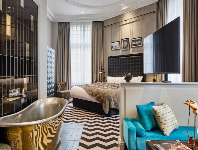 The Bank Manager's Suite at The Rex Hotel.