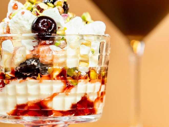 Italian inspired Eton Mess at Bruco in Ancoats, Manchester.