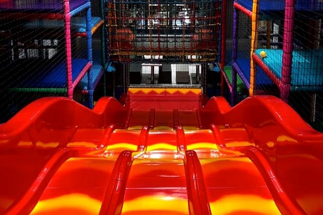 Slide at Head Over Heels Chorlton