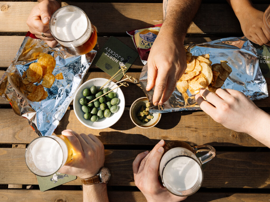 Horse & Jockey outside Drink and Snacks