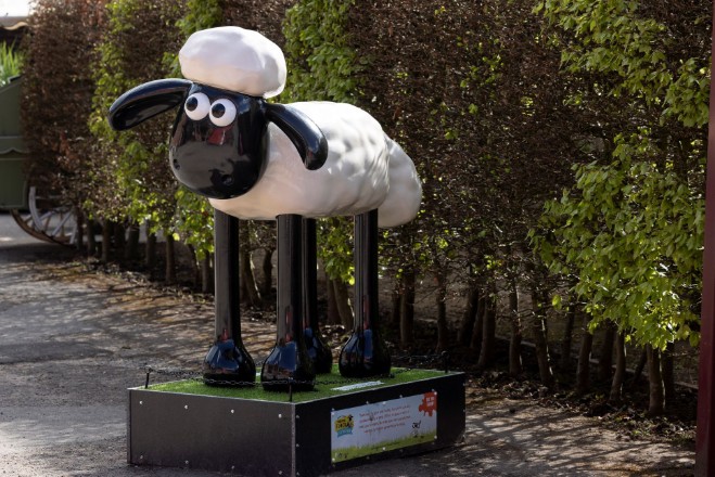 Shaun the Sheep sculpture