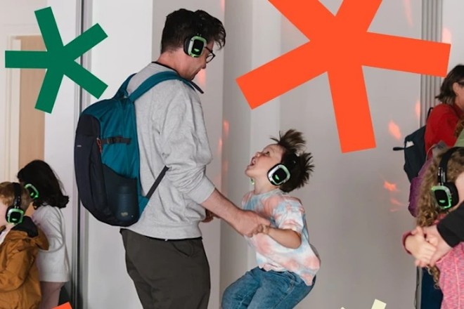A silent disco at Stockroom in Stockport