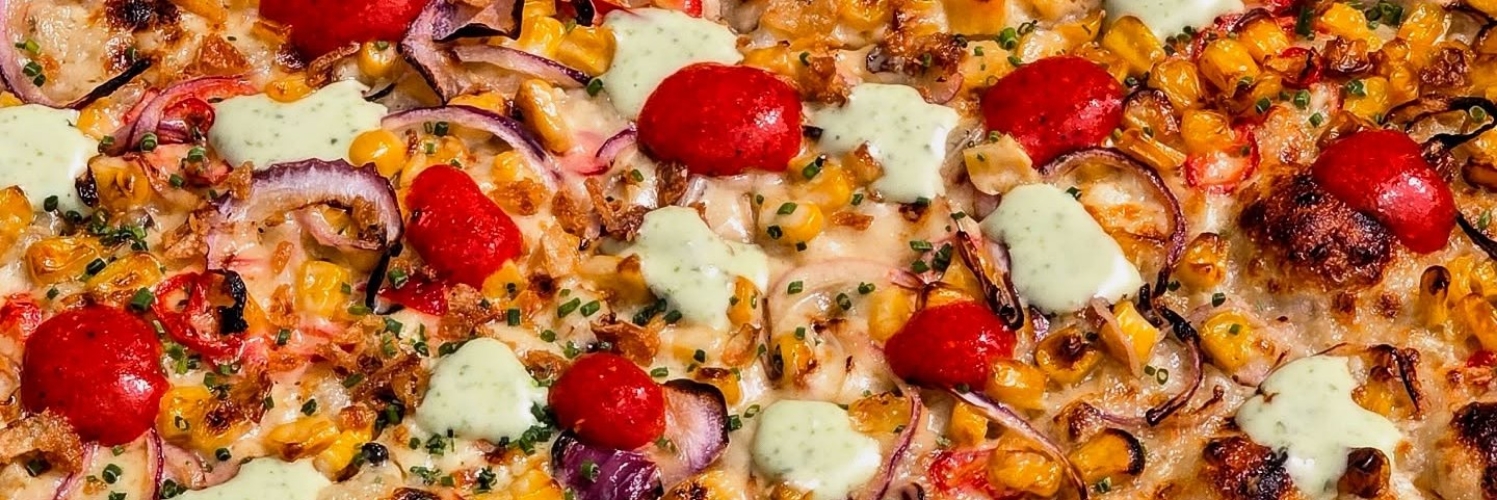 NYC pizza at Nell's Media City