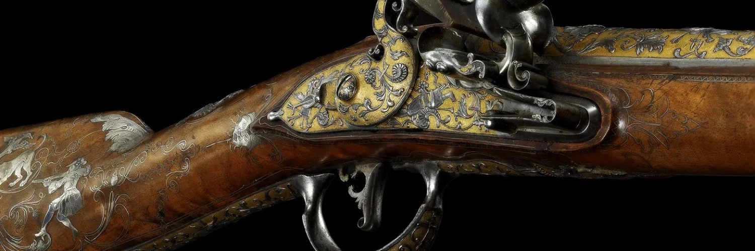 A fancy gun owned by Elizabeth Petrovna, the daughter of Peter the Great