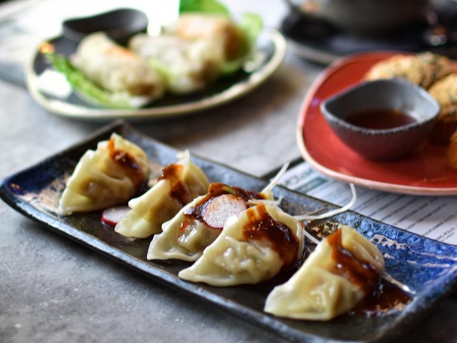 Dim sum served at Chamber 36 in Liverpool.