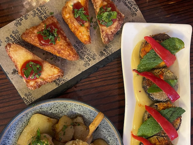 A selection of tapas dishes at Bar San Juan in Chorlton.