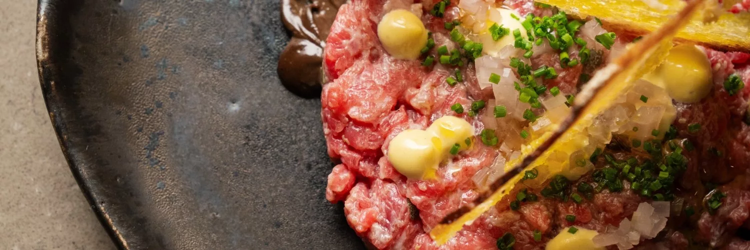 Beef tartare at Manifest