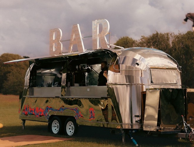 A cool Airstream trailer bar for your wedding or event