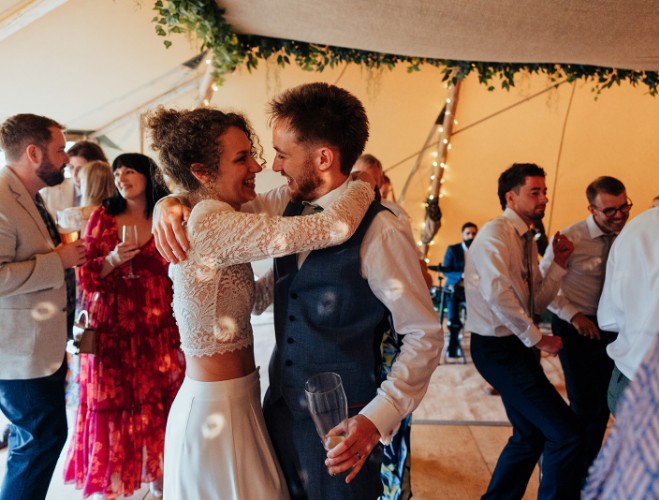 A tipi wedding celebration at Swanley Meadows