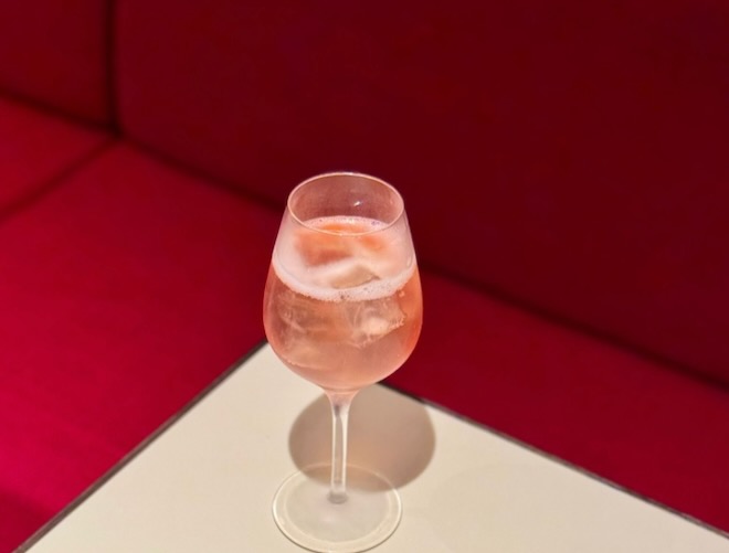 The Shrimp Spritz cocktail at Bar Shrimp in Manchester.