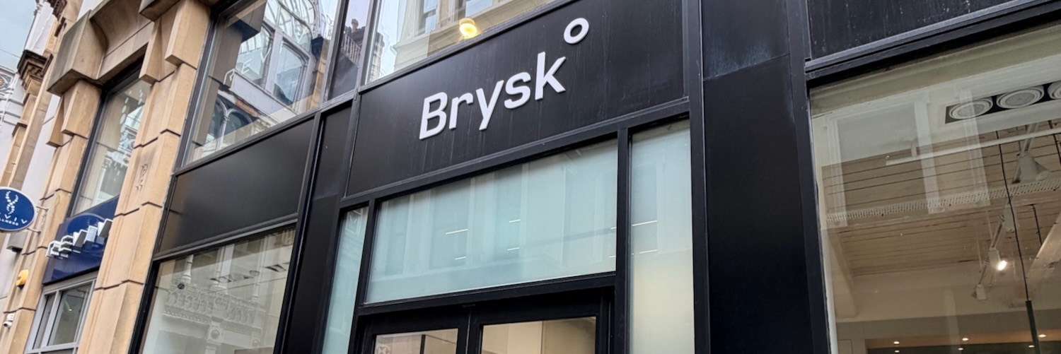 The exterior of Brysk in Manchester.