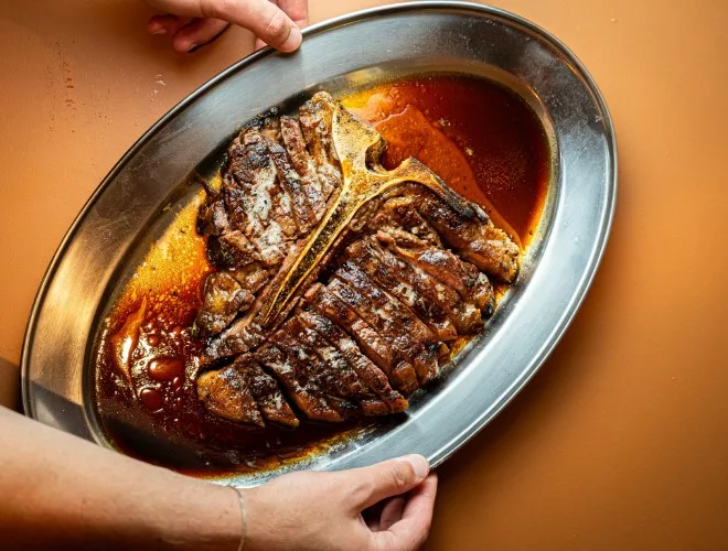 A steak at Arcadian