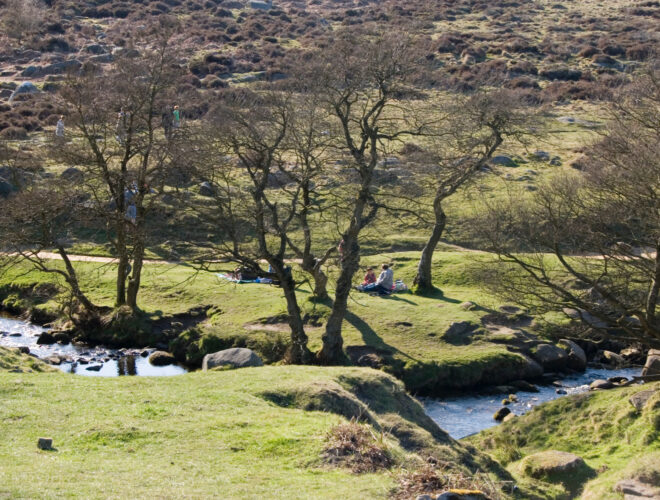 Burbage Brook at Longshaw Estate in the Peak District.