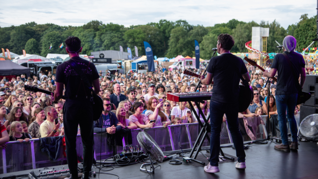 Live music at Foodie Festival, Tatton Park
