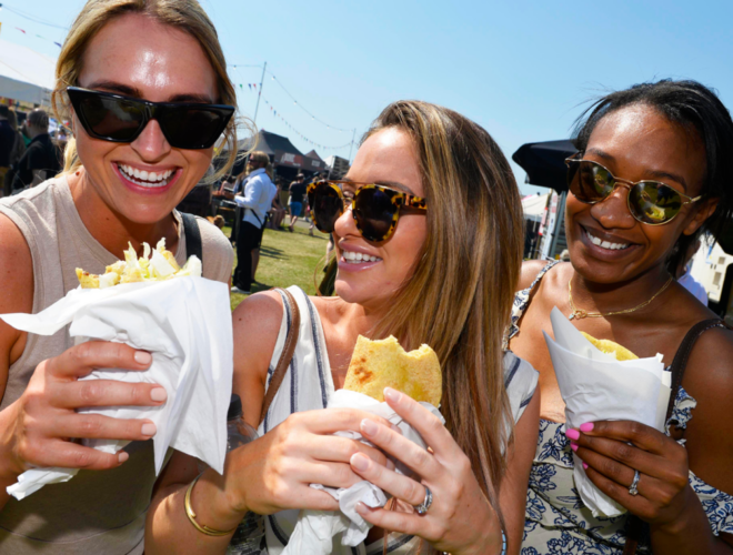 Street food at Foodie Festival, Tatton Park