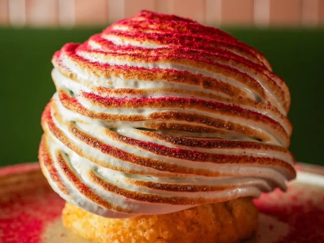 A dessert served at Nord in Liverpool.
