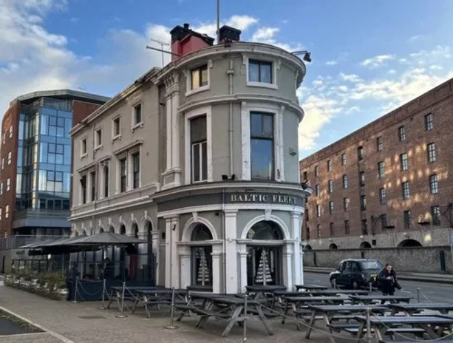 Baltic Fleet flat-iron pub in Liverpool's Baltic Triangle