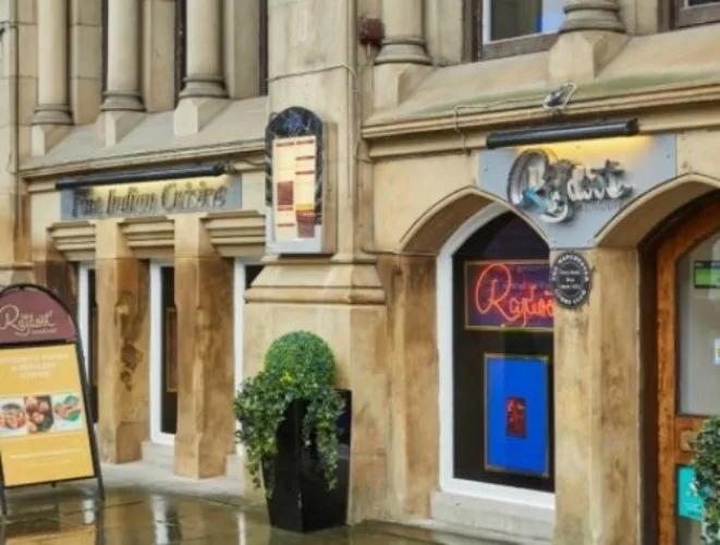 The exterior of Rajdoot in Albert Square