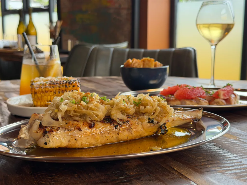Grilled Monkfish Tail at Arcadian, Didsbury