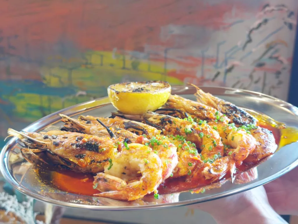 Prawns statrer at Arcadian, Didsbury