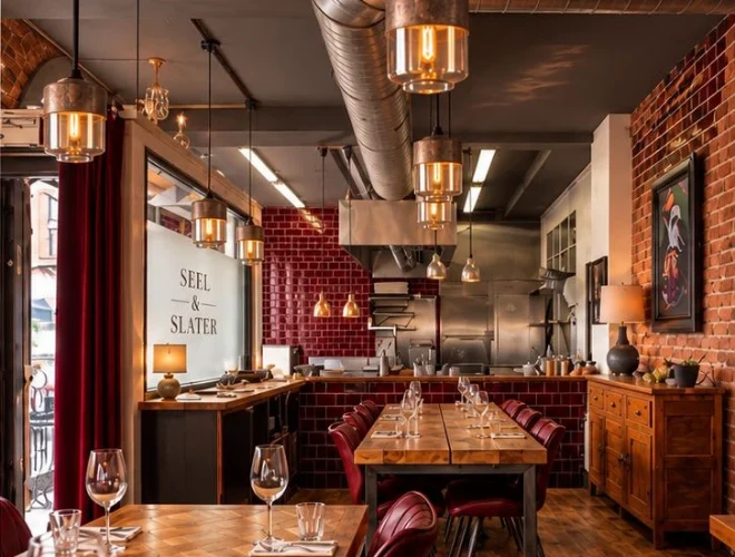 The Manhattan-inspired interior of Seel & Slater